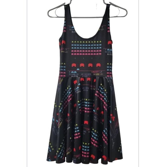 Space Invaders Skater Dress - Picture 3 of 5